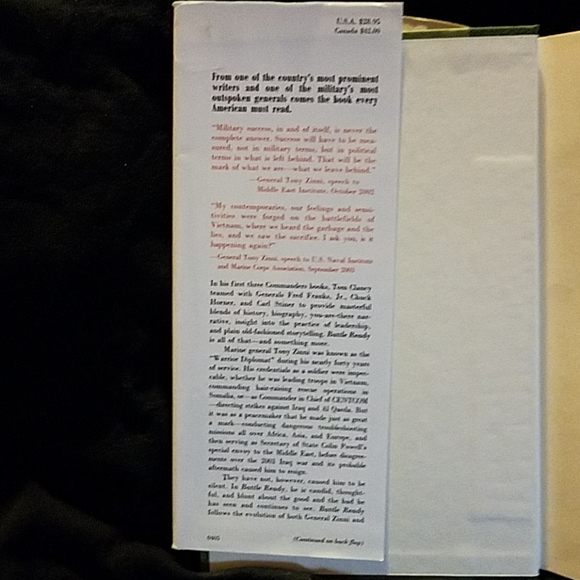 2004 Hard Cover "Battle Ready" Tom Clancy - Picture 4 of 6